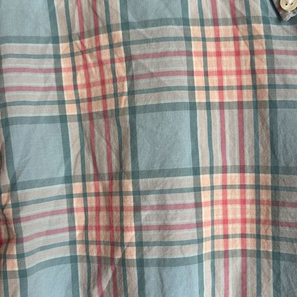 Bonobos Men’s button down Casual Blue and Pink Checkered plaid slim fit Shirt XL - Picture 4 of 8